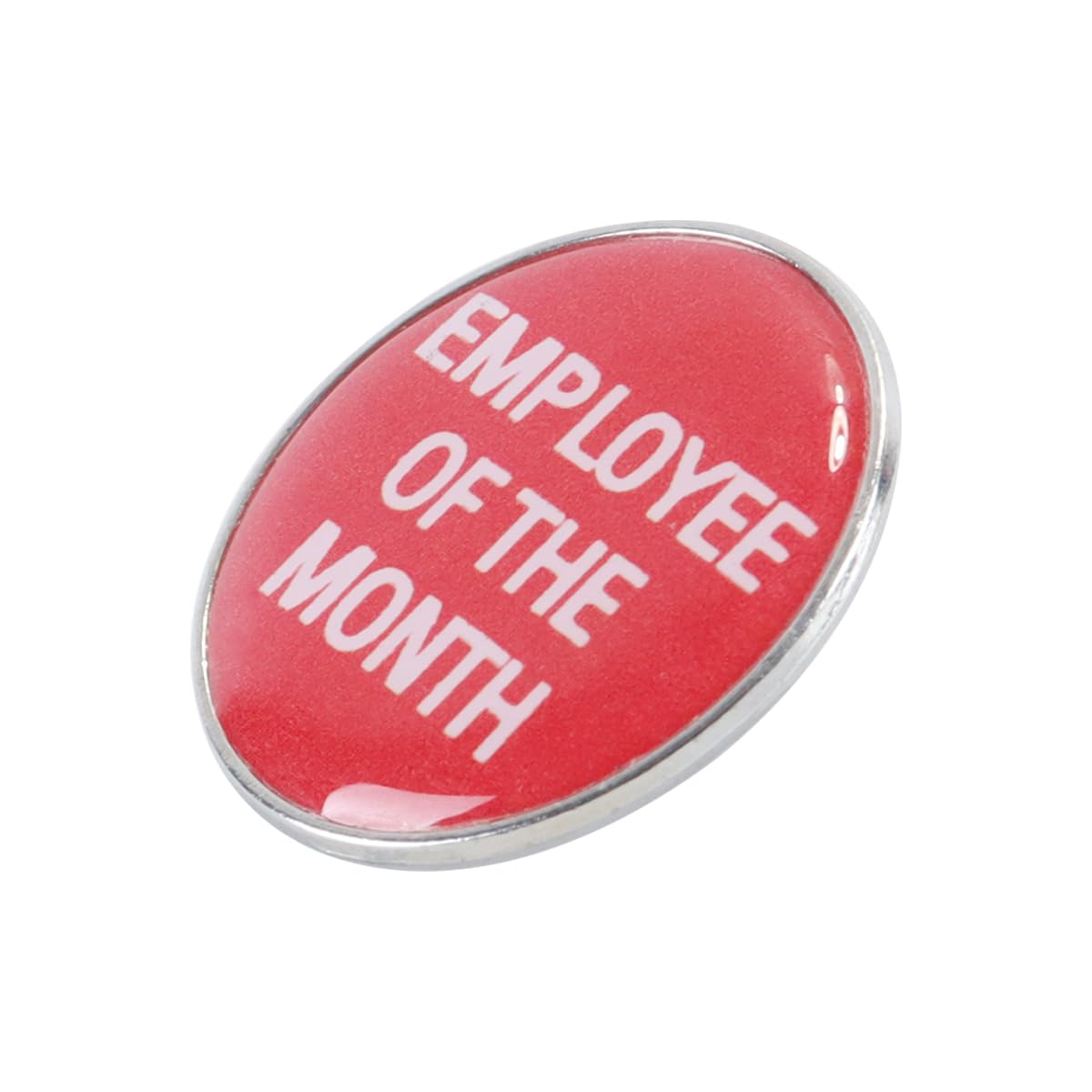 Alide Pin de esmalte rojo, Empleado del mes, Pin de solapa con premio "Jefe divertido", Suministros de incentivos, Broche con botón, Insignia de recompensa laboral