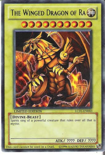遊戯王OCG デュエルモンスターズ The Winged Dragon of Ra GBI-003 The Winged Dragon of Ra LC01-EN003 Ultra Rare Limited Edition