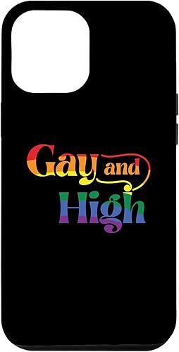 Funda para iPhone 14 Pro Max Gay Pride LGBTQ LGBT Bisexual Gay and High