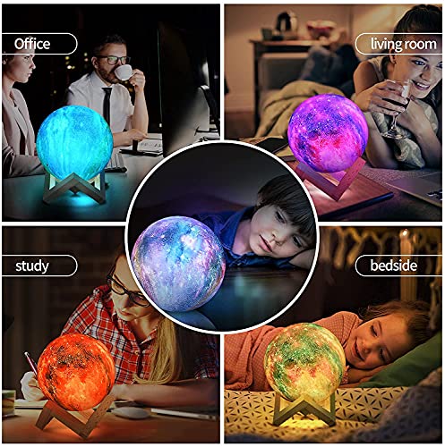 Nestling Luce Notturna Bambini, 16 Colori Regolabile Lampada Notturna per Bambini, USB Ricaricabile Lampada da Comodino a LED, per Camera da Letto, Cameretta dei Bambini, Soggiorno - Image 5