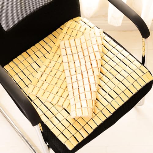 Alfombrilla de asiento transpirable de material natural Luxshiny 5