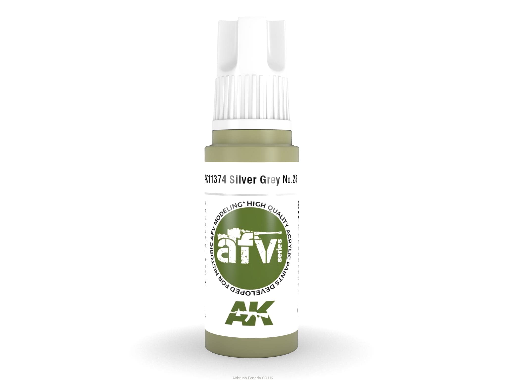 Ak Interactive Grey Ak Acrylics 3Gen Afv Ak11374 Silver No.28 (17Ml)