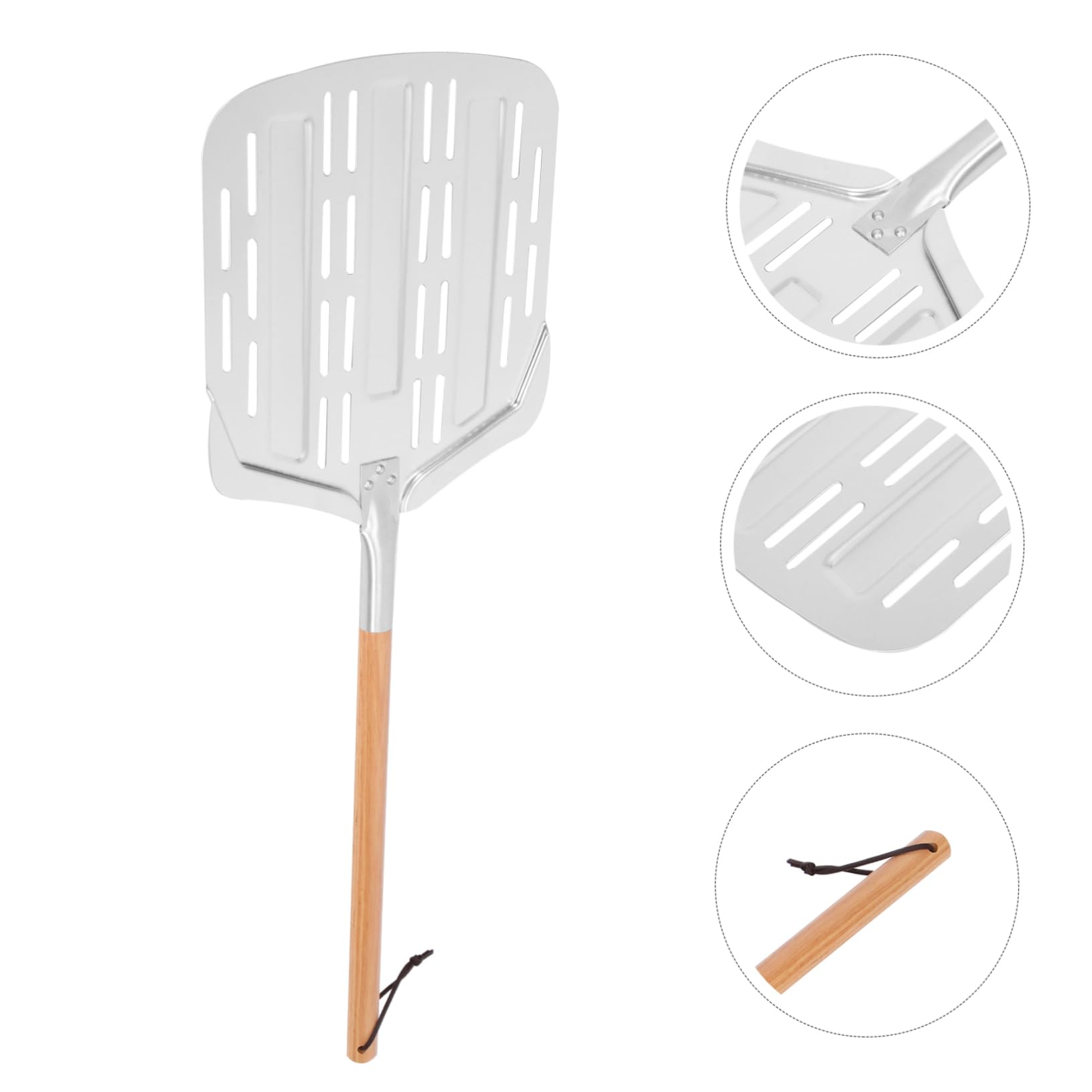 Pala per Pizza in Inox Spatola per Piastra Paletta Multifunzione per Alimenti Paletta per Servire Cibo Utensile da Cucina Riutilizzabile