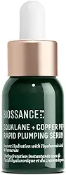 Biossance Squalane + peptídeo de cobre Sérum de preenchimento rápido. Soro facial poderosamente hidratante que instantaneamente enche e firma com peptídeos de cobre que aumentam o colágeno, (11,3 g) -