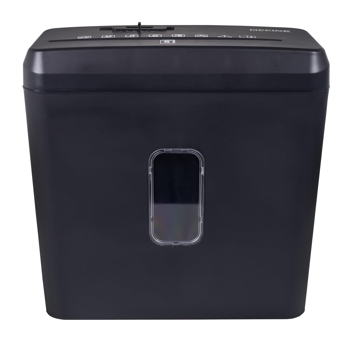 Office Products Destructora de Documentos/Partículas/Trituradora de Papel y Tarjetas/Puede triturar Tarjetas de crédito/hasta 5 Hojas A4/Cesta 8 l/Negra/para Oficina en casa