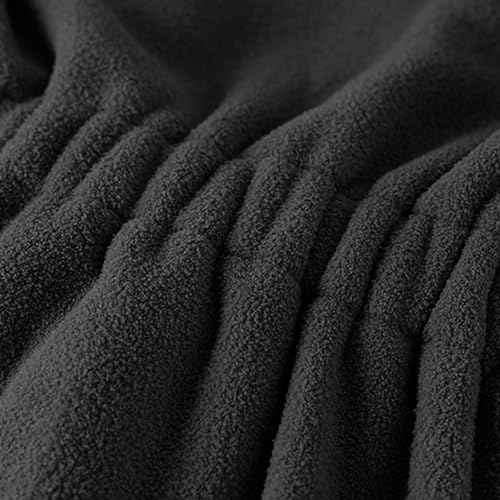 Mens Fleece Robe,Plush Long Bath Robes Cozy Warm Bathrobe Fuzzy Male Spa Robe With Pockets Tall and Big Sleepwear Pjs4