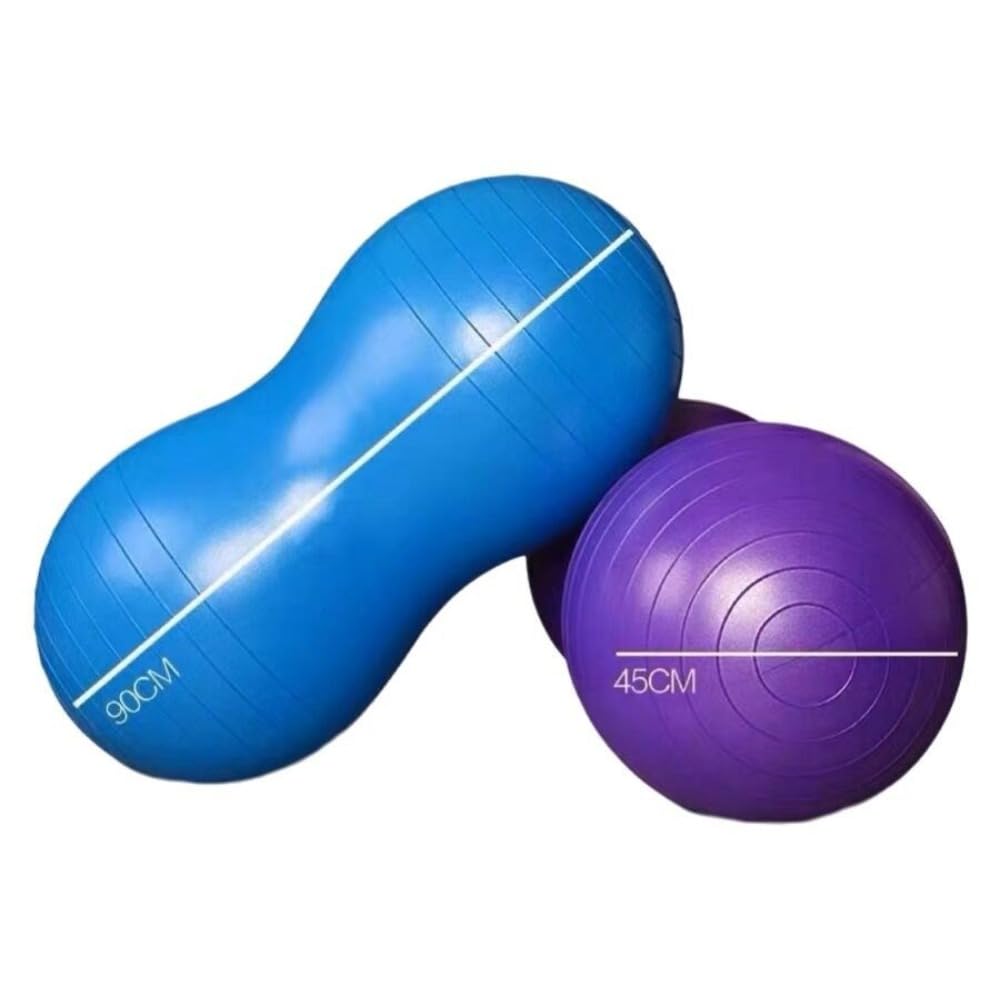 Amazon | Hrzisdaピーナッツ型 ヨガ バランスボール エクササイズ