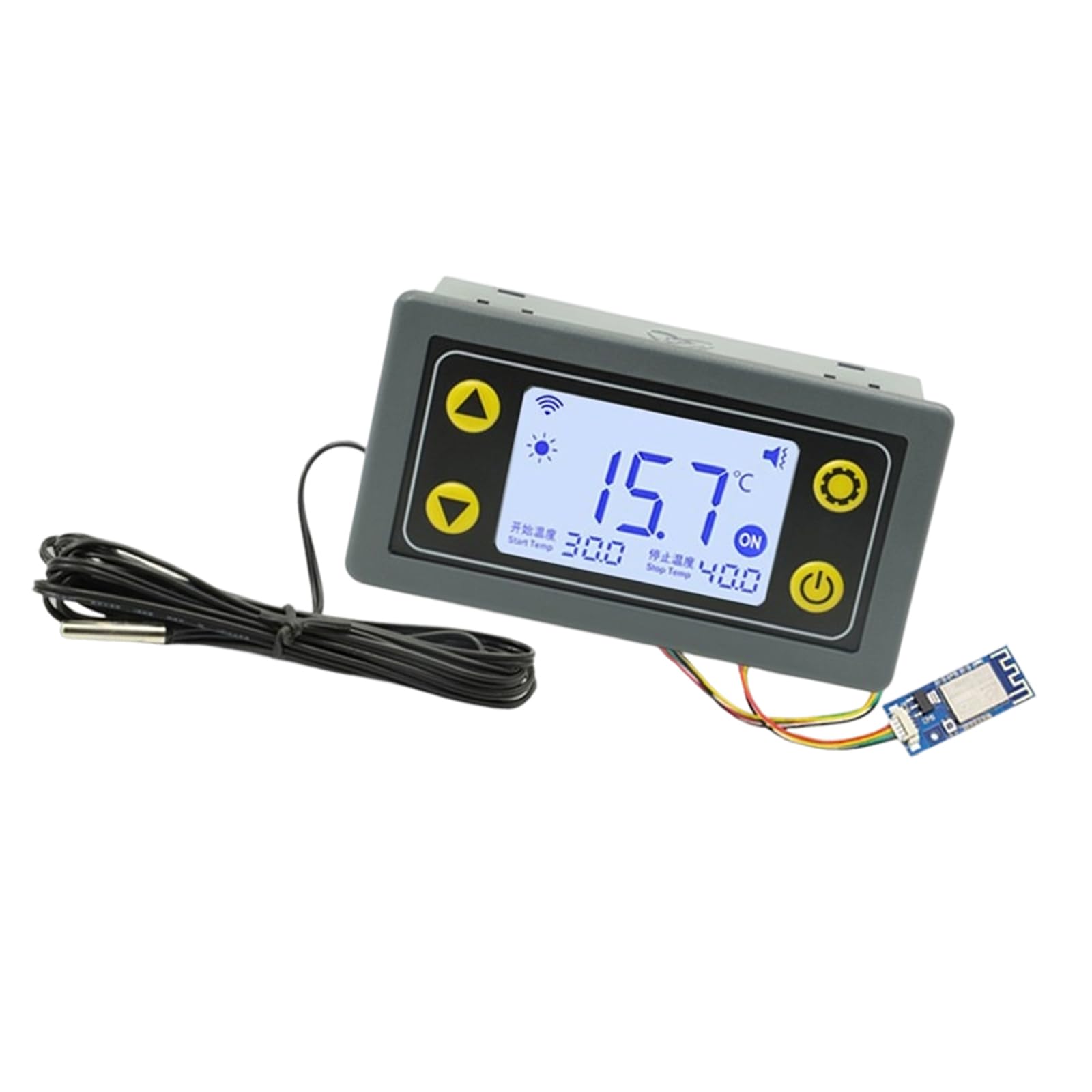 Industrial Temperature Regulator Controller with 30Amp Heavy Duty Relays and 6-30V Input Waterproof for Harsh Environment Application Controlled Regulator
