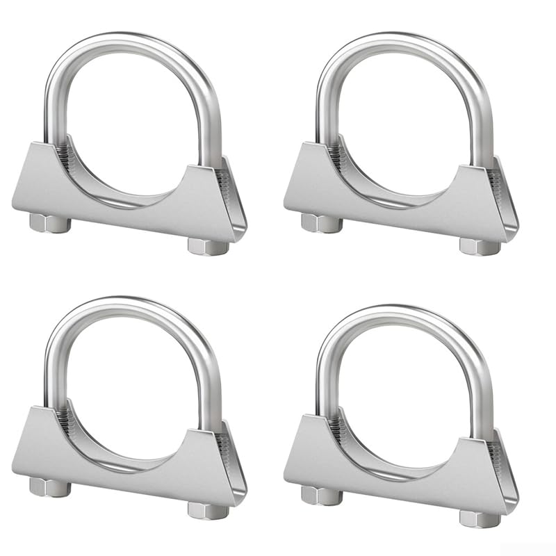 Abrazadera Tubo para escape M8 para acero Galvanizado Abrazadera(2in)