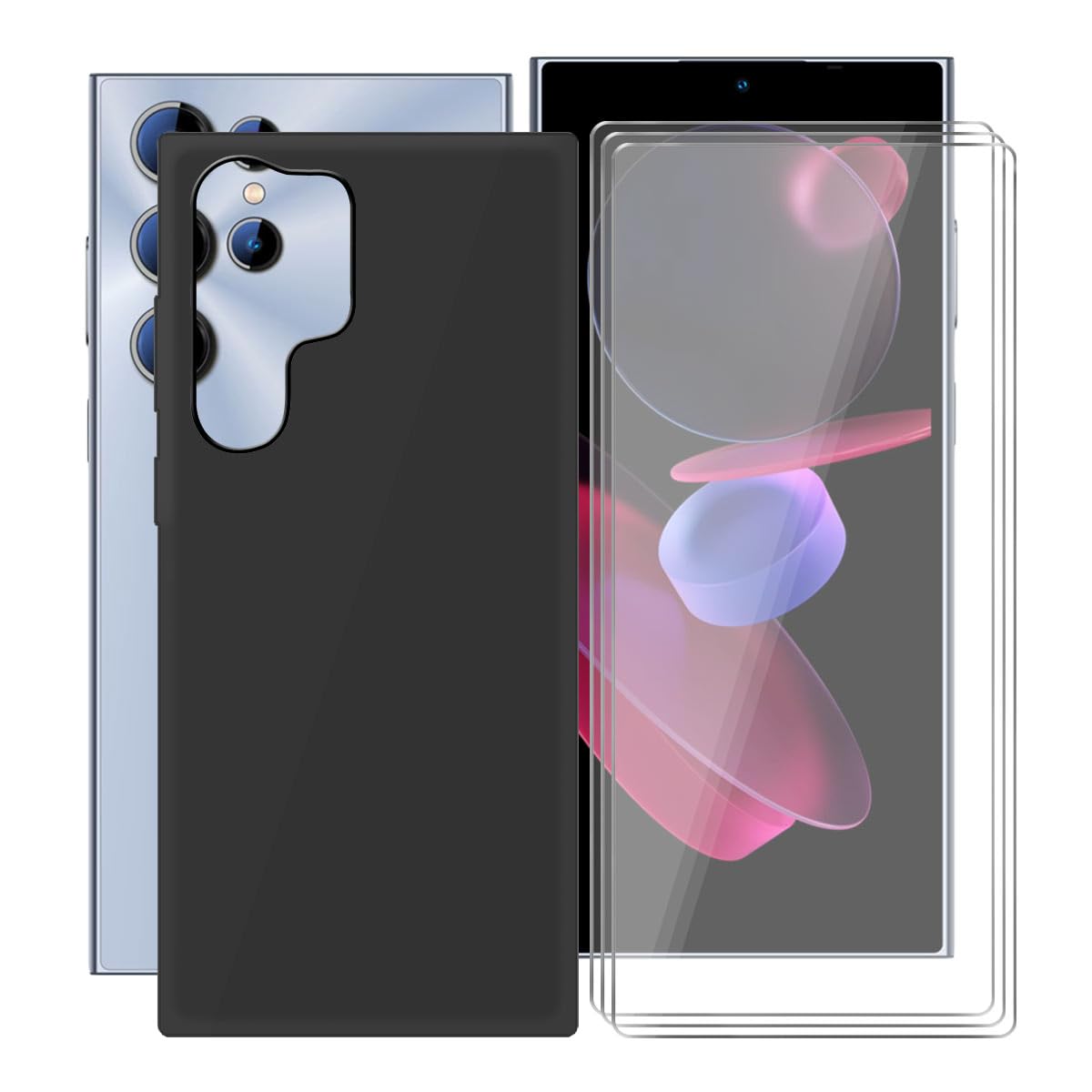 Custodia Morbida In TPU Per Oukitel C18 Pro - Antiurto, Sottile E Antiscivolo (Nero) - 3