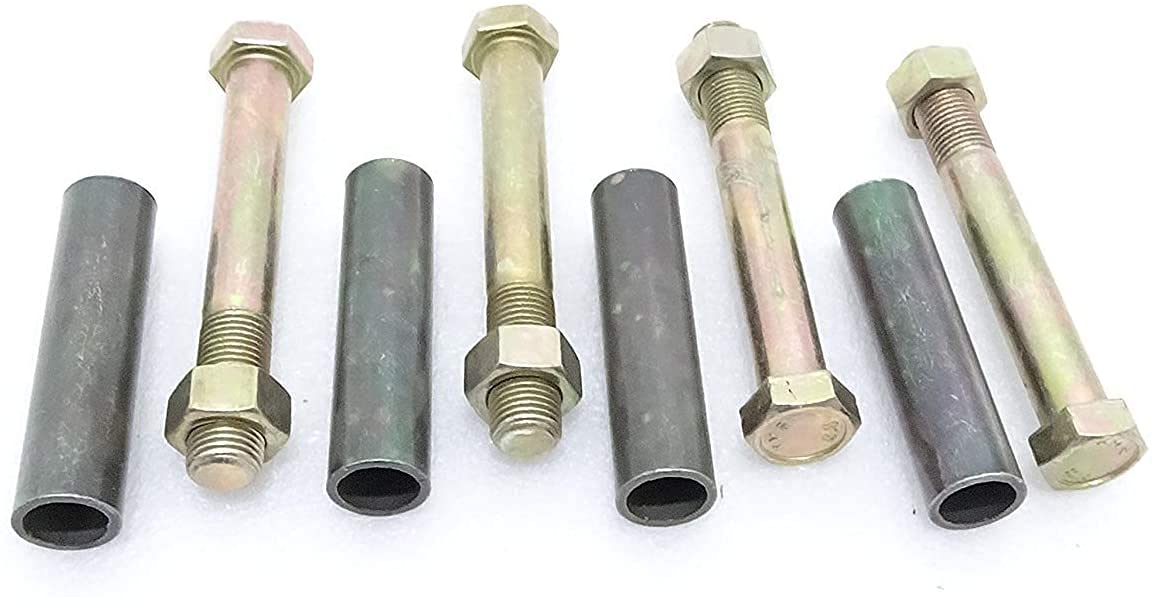 AUTO MT FRONT & REAR LEAF SPRING PIVOT EYE BOLTS AND BUSH SET FOR MARUTI GYPSY