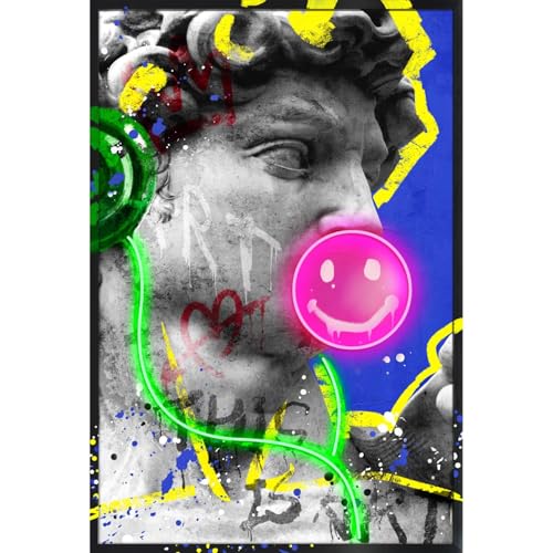 Palais Royal Quadro Dipinto a Mano su Tela con LED