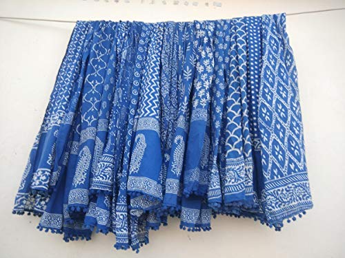 30 Pc Mix Lot Women Scarves Hand Block Print Scarves,Stole Cotton Scarf Women Scarves Size 22x72 Inch 16