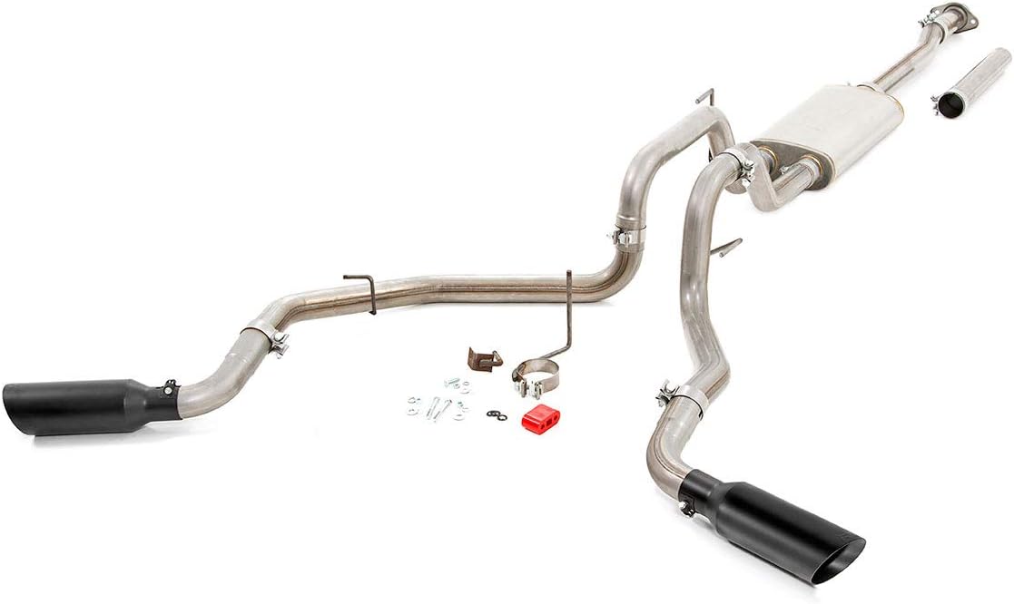 Rough Country Dual Cat-Back Exhaust for 2015-2020 Ford F-150 2WD/4WD - 96006