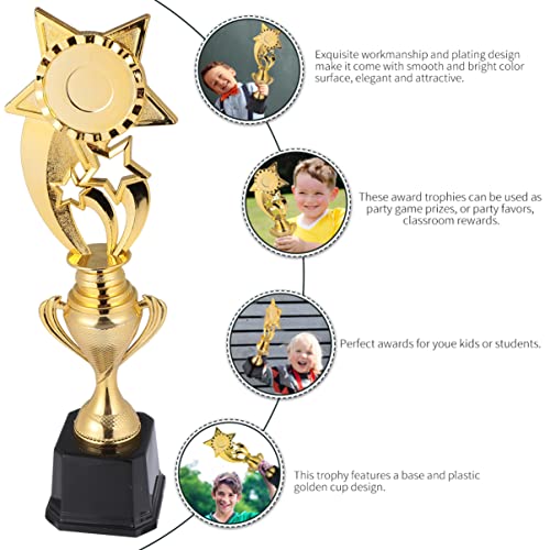 Toddmomy Gold Star Trophy Competion Trophy Award Cerimônia Troféu Troféu de Plástico Awards para Cri