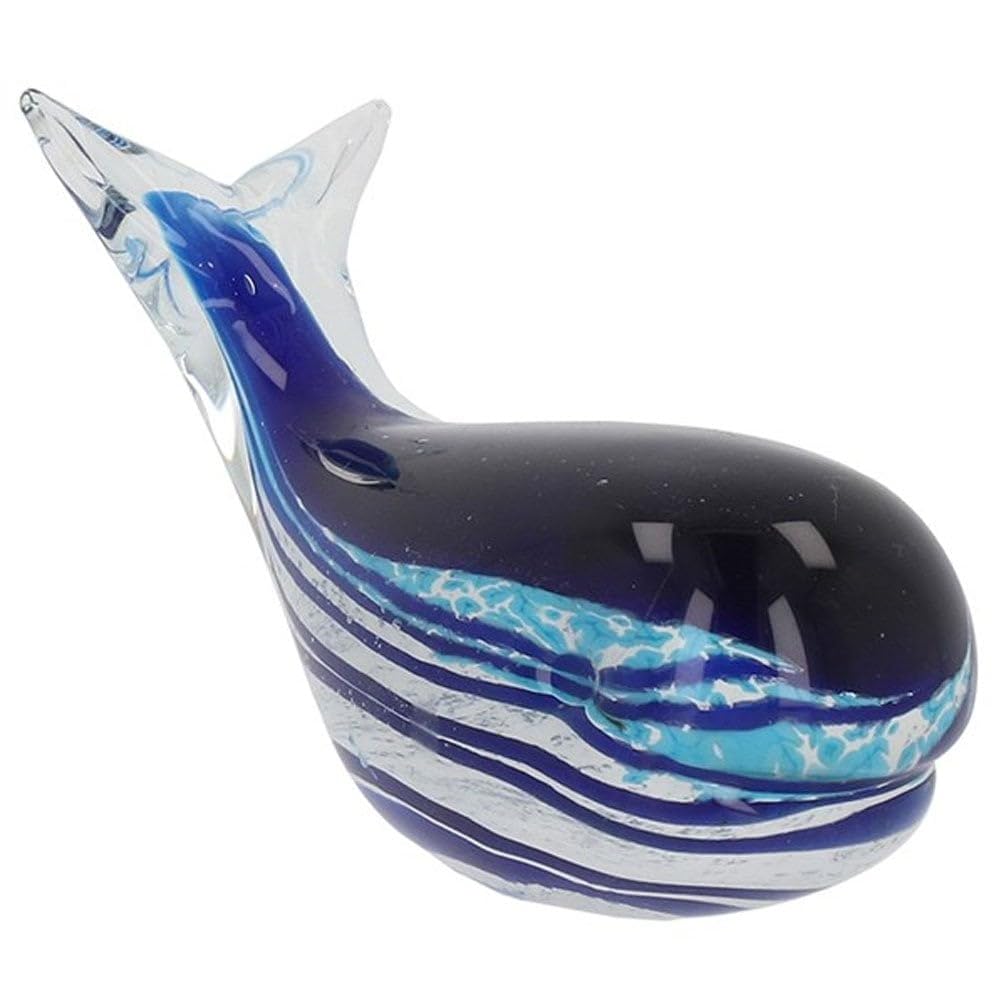Shudehill Giftware Clear/Transparent Art In Glass Handmade Whale Figurine L 351320