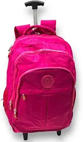 Mochila DeRodinha Adulto Juvenil Em Nylon Tactel Espaço Para Notebook (rosa chiclete)