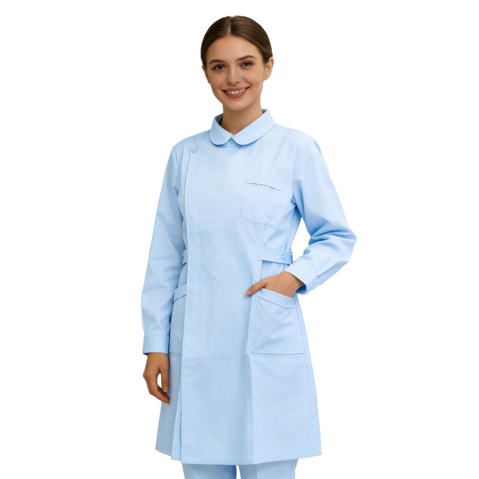 Blouse Blanche Chimie Lycee Coton laboratoire Blouse Medicale blanc manches longues medicale femme/homme