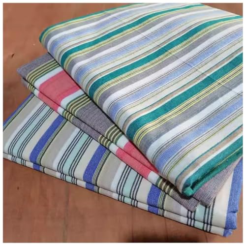 Tissu pour rénover assise de chaise usée bâche rayée marron