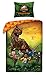 Premium - Jurrasic World - Bettwäsche 100% Baumwolle – Bettbezug 140 x 200 cm + Kissenbezug 70x90cm