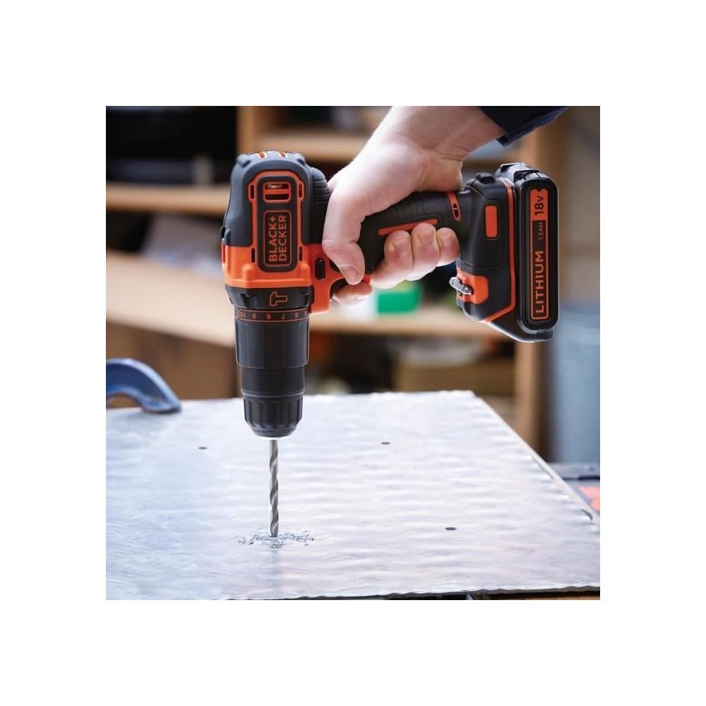 Black+Decker BDCHD18S32-QW Schlagbohrmaschine