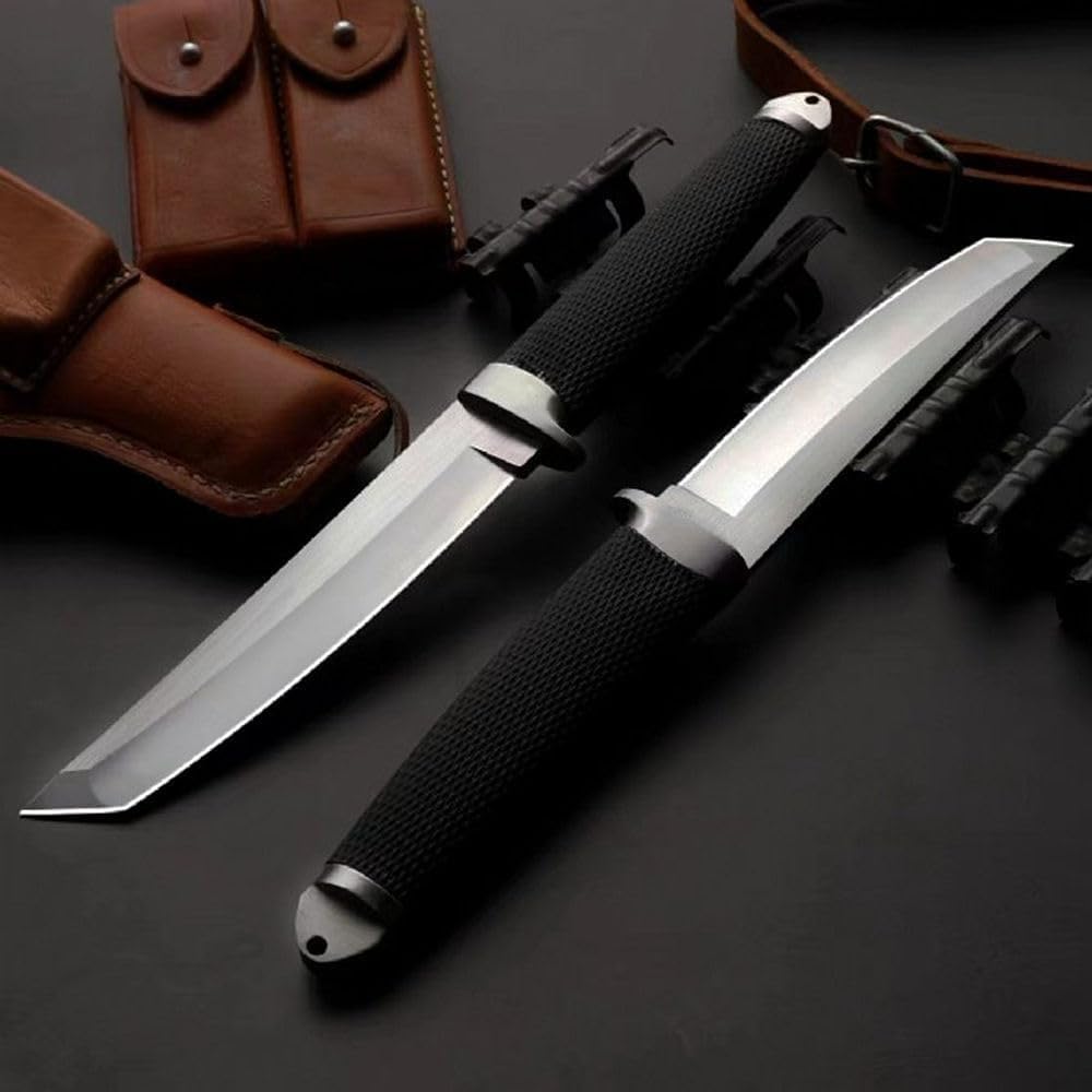 Generico TEERMA TR1 Forgiatura integrata fixed blade Coltello multiuso, Utilizzato principalmente per campeggio, caccia, pesca, esplorazione della giungla, escursionismo