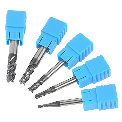 5pcs fresa in carburo di tungsteno fresa a 4
