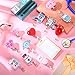 Riceshoot 25 Pcs Felt Nurse Badge Reel Cute Retractable Badge Holders Brain Heart Nursing ID Label Holder with Alligator Clip for Office Hospital Doctor Teacher, 25 Designs