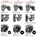 FAPO MOTO 700HP Twin Turbos TD04 17T compatible with BMW N54 535i 135i Z4 X6 740i E60 E61 E82 E88 E89 F71 F01 F02 2008-2010 3.0L Upgrade Billet