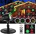Christmas Projector Lights Outdoor Holiday Laser Lights Landscape Spotlight Red and Green Star Shower with 360 Accessibility Wireless Remote Christmas Decor for Xmas Party Outdoor Garden Patio Wall