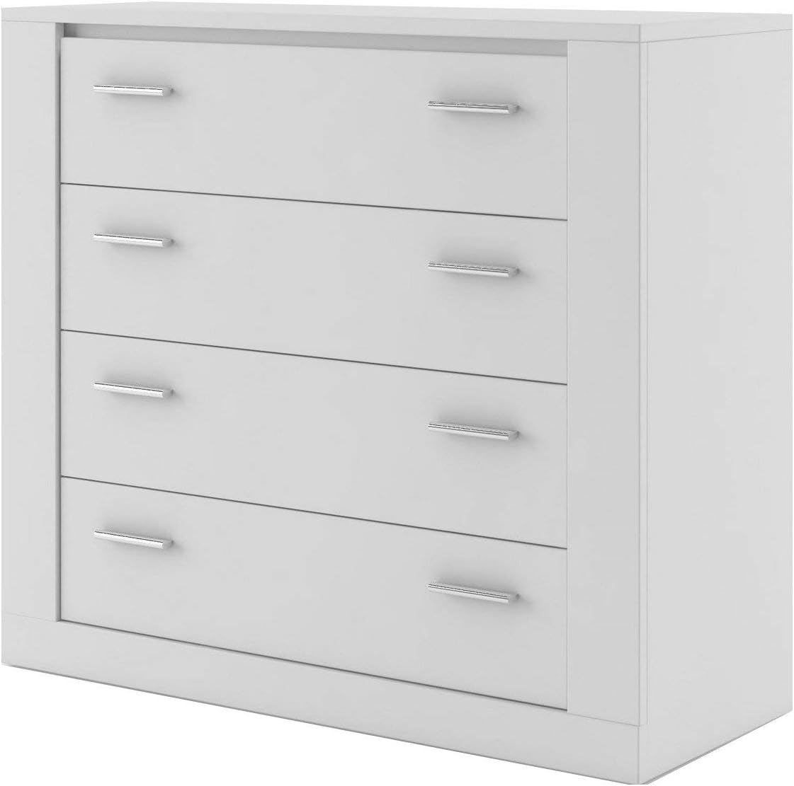 Arthauss Bedroom Chest of Drawers ARTI 100cm in Black/Grey/White/Oak Shetland - Elegant Wooden Dresser with Drawers - Bedroom Furniture for Clothes and Bedding - Durable Bedroom Storage Solution