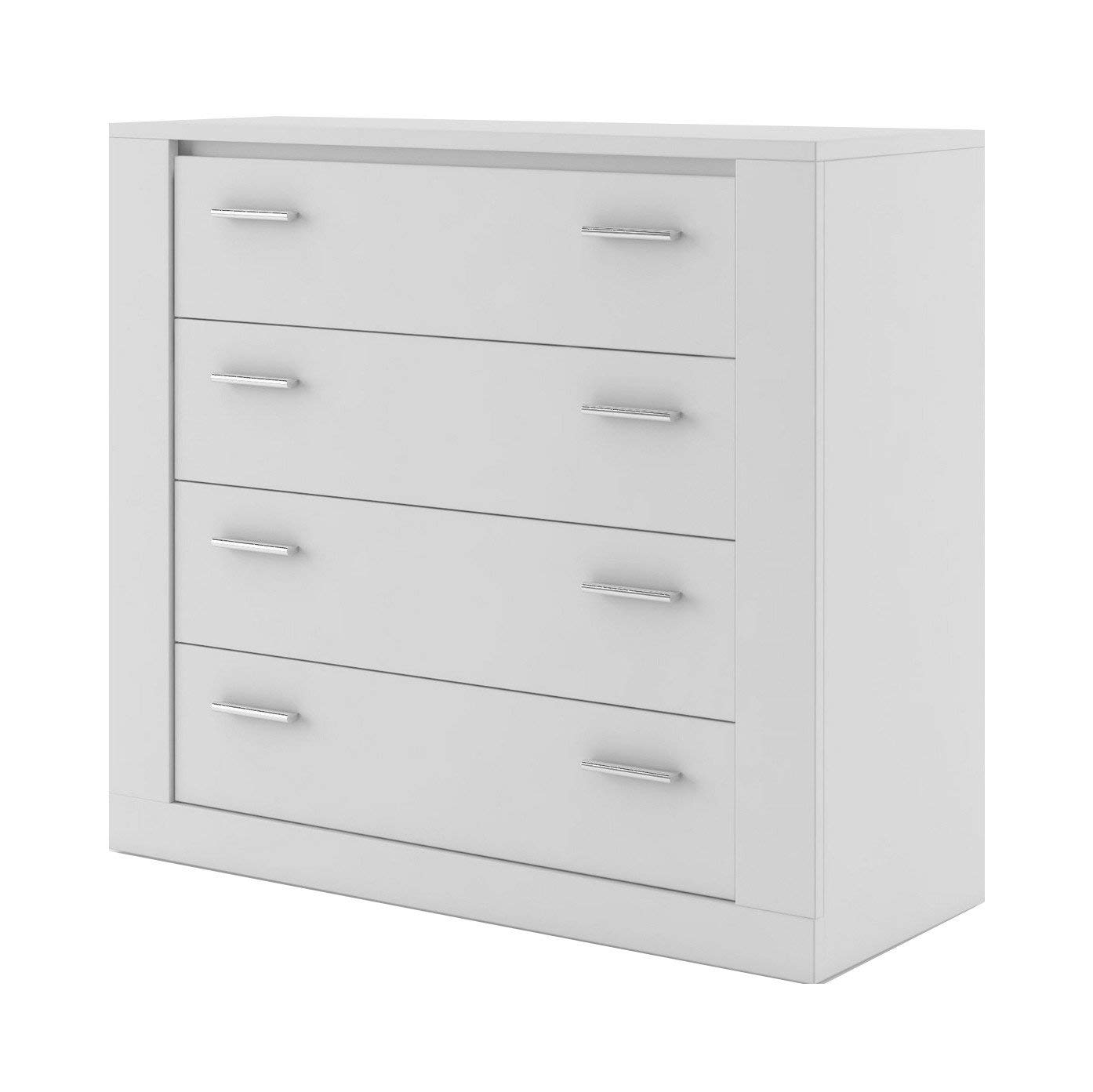 Arthauss Bedroom Chest of Drawers ARTI 100cm in Black/Grey/White/Oak Shetland - Elegant Wooden Dresser with Drawers - Bedroom Furniture for Clothes and Bedding - Durable Bedroom Storage Solution