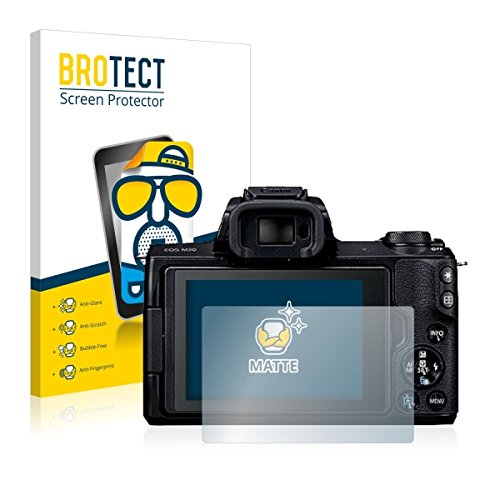 brotect 2X Matte Screen Protector for Canon EOS M50, Matte, Anti-Glare, Anti-Scratch