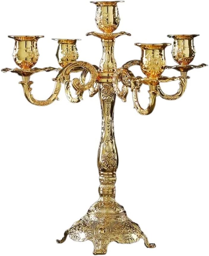 Candle Table European Ornaments Retro Palace Home Romantic Gift Candlelight Evening Wedding Props