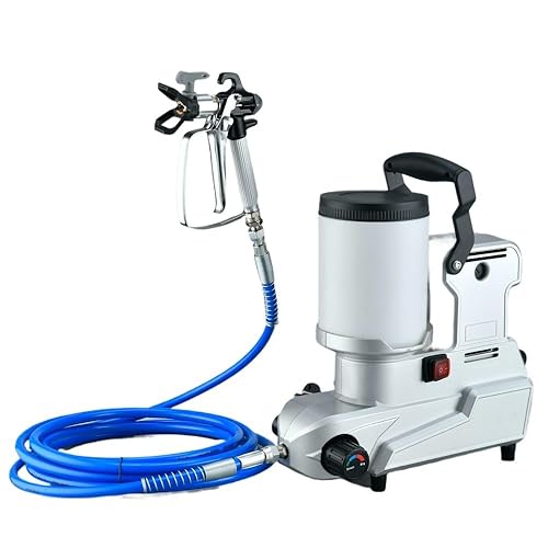 1600W High-Pressure Airless Paint Sprayer,Airless Paint Emulsion Sprayer,Water-Based Latex Paints Airless Sprayer w/ 16.4ft Hose for Spraying Operations Indoor/Outdoor Fire Prevention,120MPa 110V