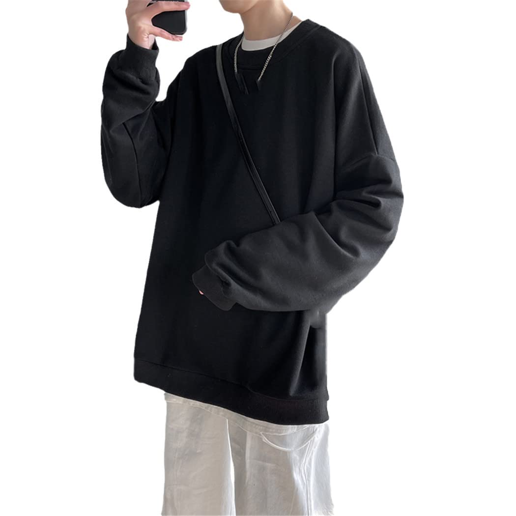 Uomini Harajuku Felpe Oversize Donne Streetwear Nero Hip Hop Inverno Di Base Felpe Con Cappuccio