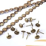 Puedes decorar estos muebles con clavos en sofás, camas, artesanías de madera, joyeros, etc.