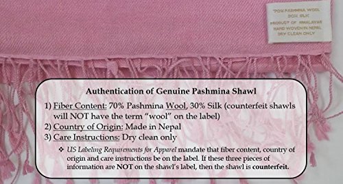 Solid Pashmina Shawl, Scarf, Wrap & Stole (Large size) Bubble Gum Pink3