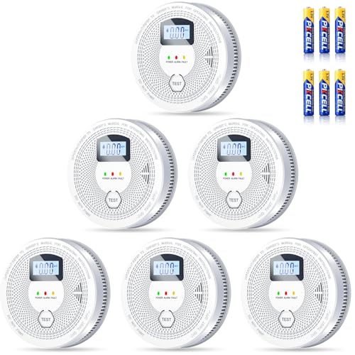 ���T�m�@�ƈ�_���Y�f���o��R���{ LED�C���W�P�[�^�[�t���A2�C��1 CO&���x���A�d�r�����ƈ�_���Y�f���o�� 6�p�b�N