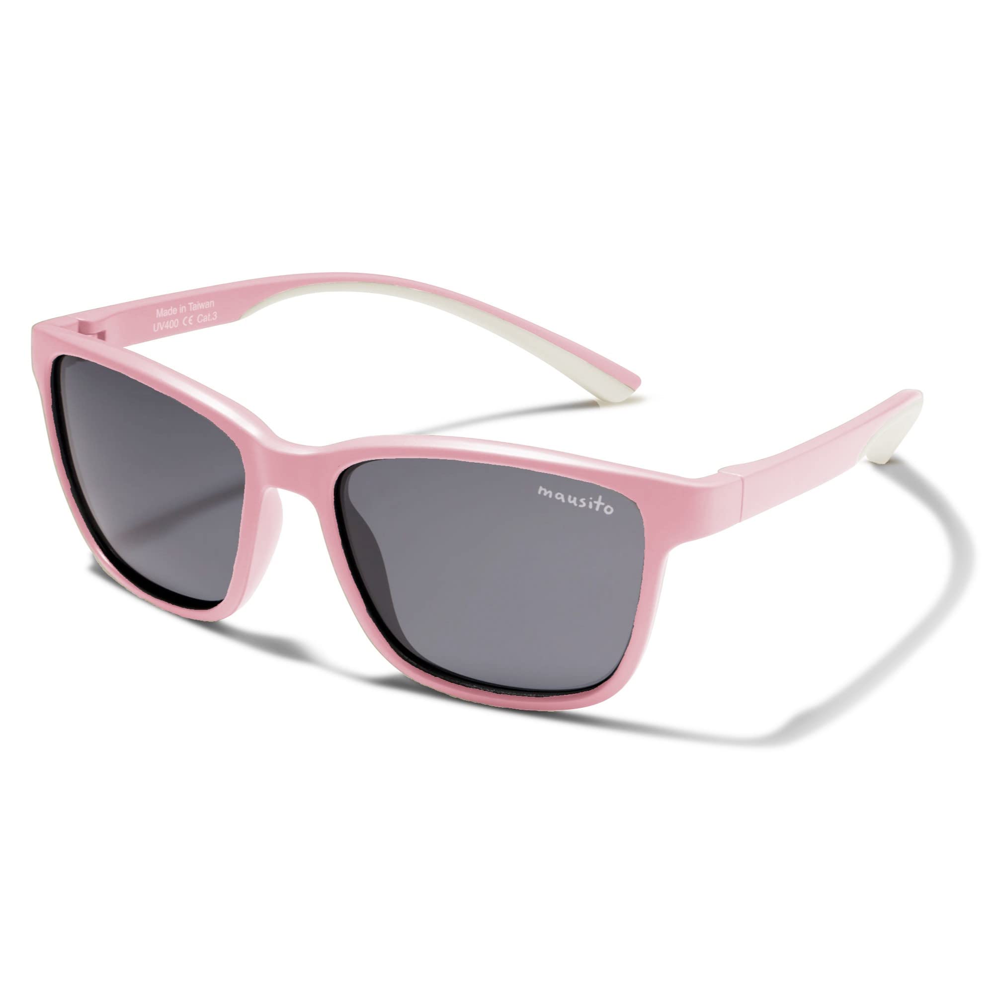 Mausito Sonnenbrille Kinder für Mädchen (3-6 Jahre) flexible Bügel | UV-Filter & Kategorie 3 Gläser | Europäisches Design | Material aus TPEE & Polycarbonat
