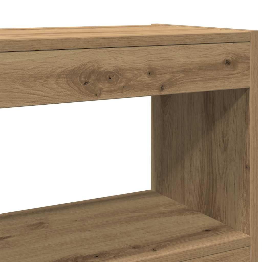 Generisch Bücherregal Artisan-Eiche 100 x 30 x 72 cm Holzwerkstoff,Möbel,Regalsysteme,Bücherregale Bücherschränke-862722