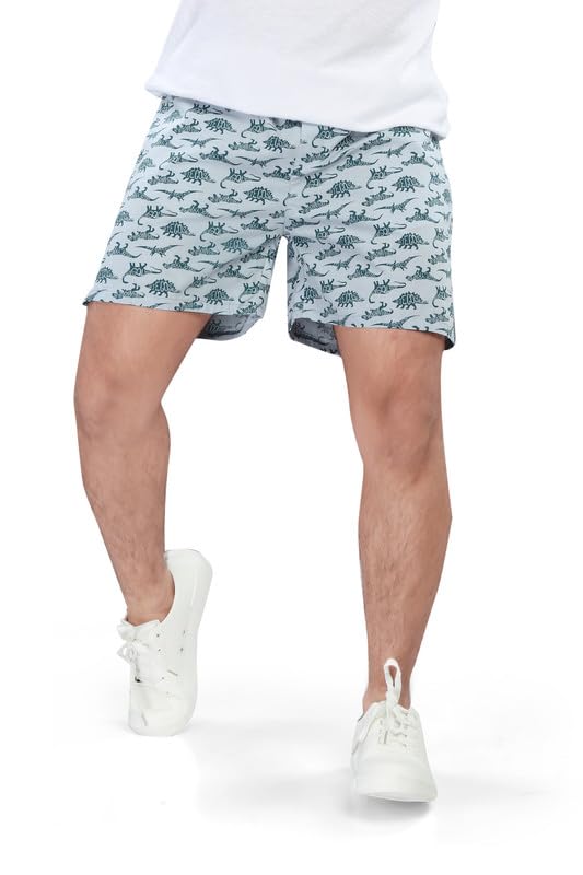 Image of UNOseven Shorts for Boys - 100% Cotton Printed with Side Pockets - Available from Size 7 Years to XL