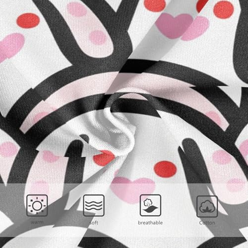 visesunny Boys Potty Training Underwear Pink Heart Rabbit Breathe Cotton Briefs Size 2T-8Y for Toddler3