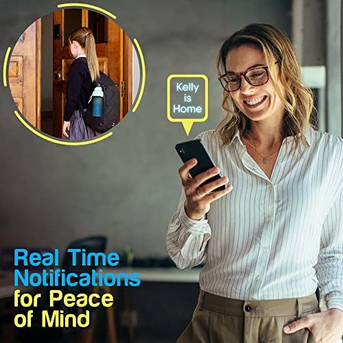 LOCKSTAR® Smart Door Lock • Keyless Deadbolt • Multiple Entry Methods – APP • Fingerprint Touch ID • Keypad Code • FOB • Traditional Key • Smart Home Devices • 5 51JQO4NPfDL. AC