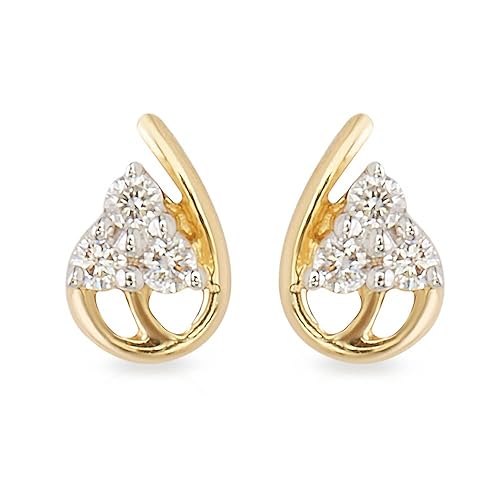 18KT (750) Diamond Earring for Women-derd18032421