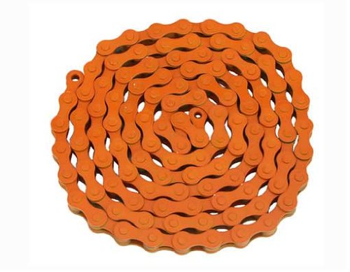 Lowrider Kmc Chain 1/2X1/8X112 Orange. For Bicycle Chain, Bike Chain, Bikes, Beach Cruiser, Chopper, Limos, Stretch, Bmx, Track Fixie Bicycles #TOP30