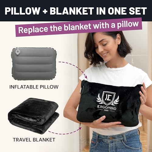 Buying Guide Ergomind Airplane Travel Blanket 3in1 Compact Blanket