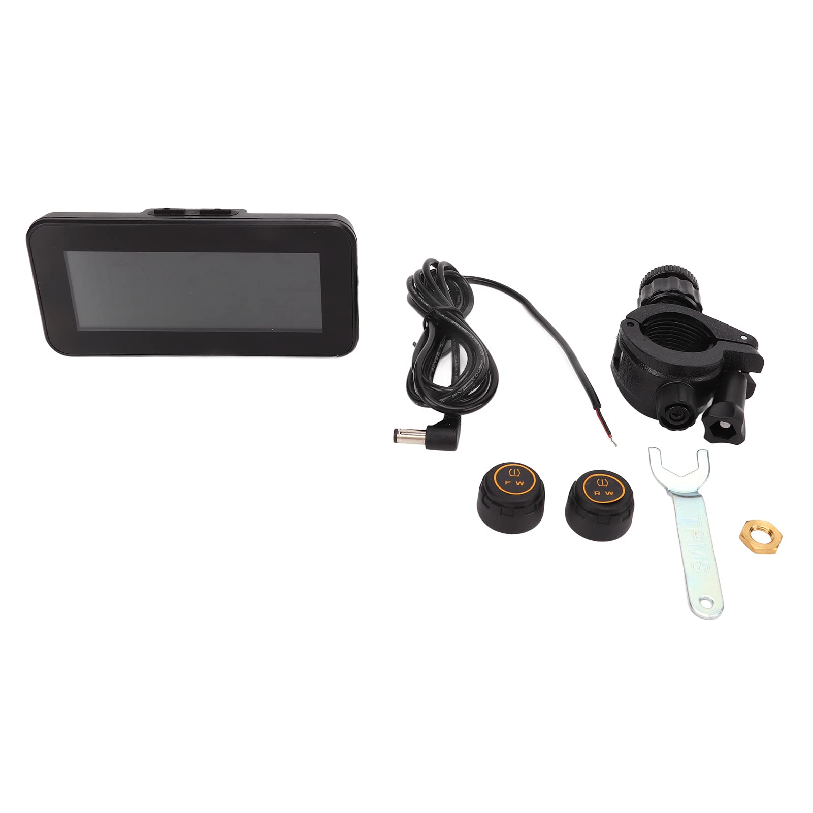 Display HUD GPS per moto e monitor pressione pneumatici per tutti i modelli di moto, 2 sensori TPMS esterni, misuratore di gradiente tachimetro digitale e bussola, segnale
