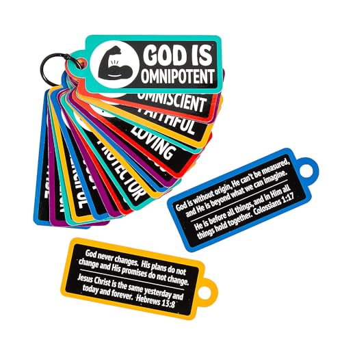 Fun Express Attributes of God Cards on a Ring -