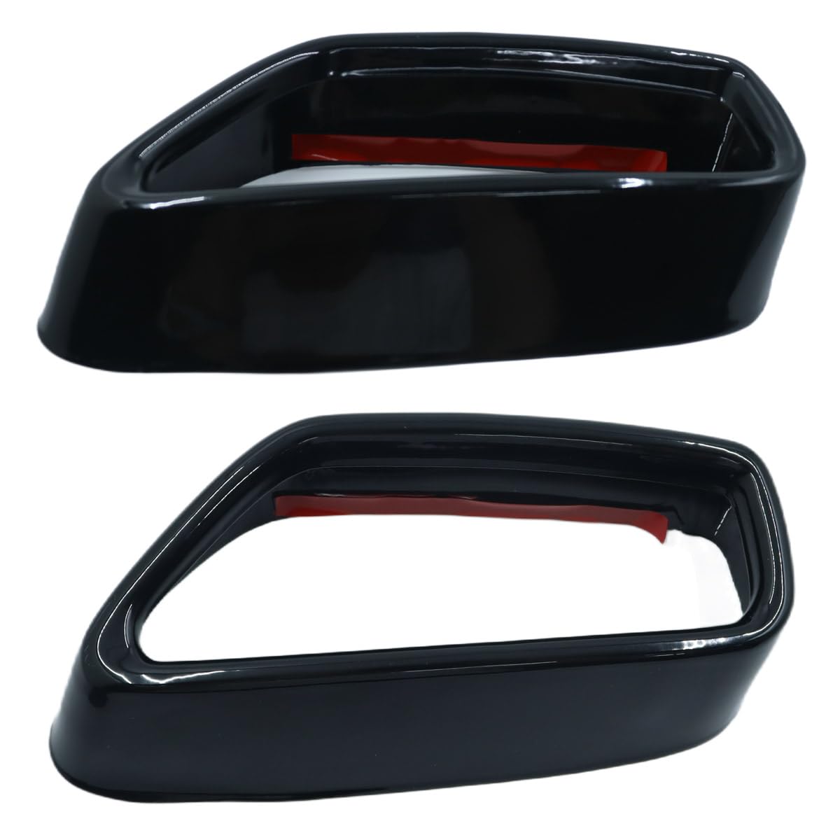Lot de 2 embouts d'échappement noir brillant pour Série 5 G30 G38 2018-2021, en acier inoxydable, boulonnés